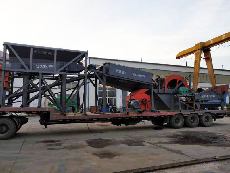 移動(dòng)式河卵石制砂洗沙生產(chǎn)線(xiàn)